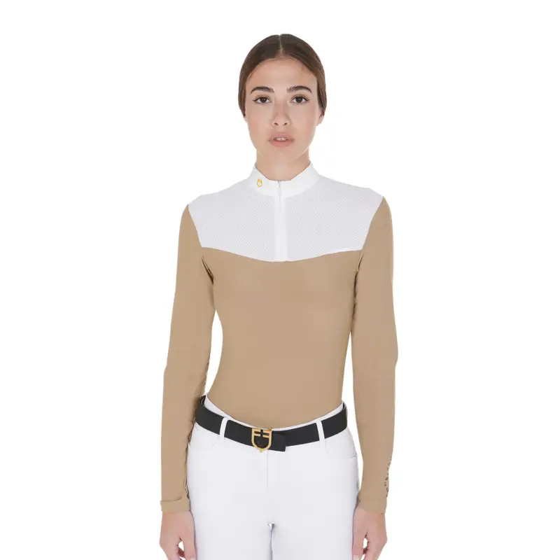 Acquista Ora POLO DONNA DA CONCORSO IN TESSUTO TECNICO E MESH