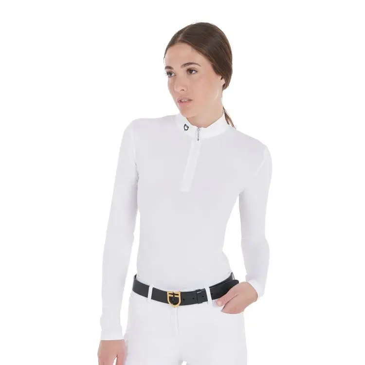 POLO DONNA DA CONCORSO SLIM FIT MANICA LUNGA Offerta Speciale