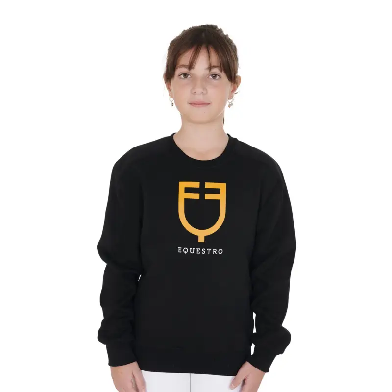 FELPA BAMBINA IN COTONE GIROCOLLO Compra Online