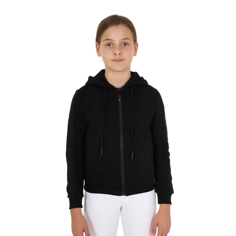 FELPA BAMBINA FULL ZIP CON PILE INTERNO Offerta Speciale