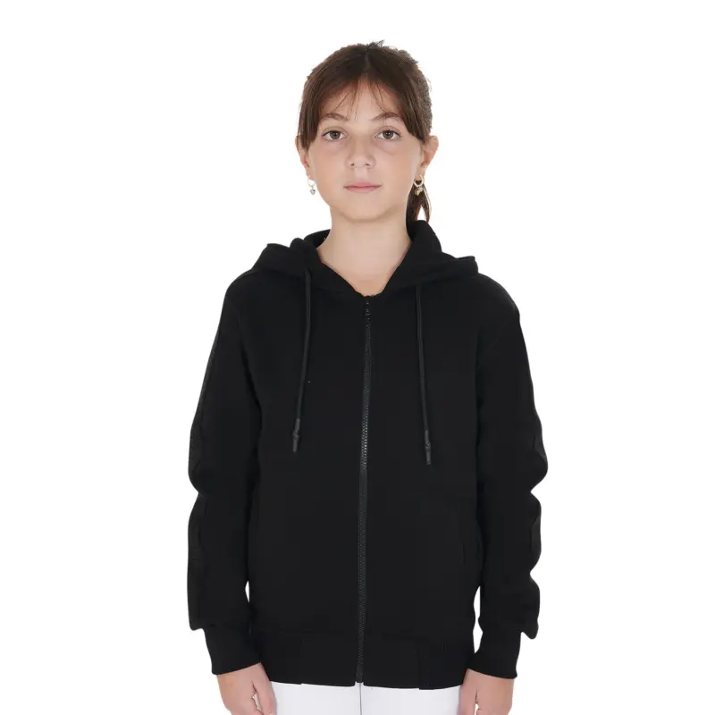 Ultima Occasione FELPA BAMBINA SLIM FIT CON CAPPUCCIO