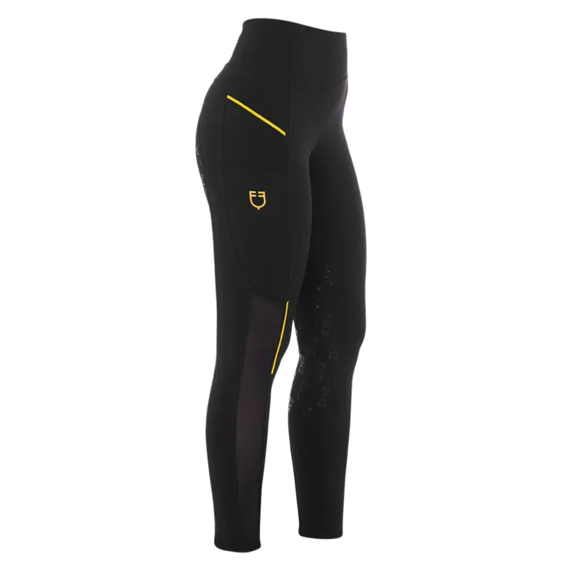 Super Prezzo LEGGINGS DONNA SLIM FIT INSERTI MICRO MESH
