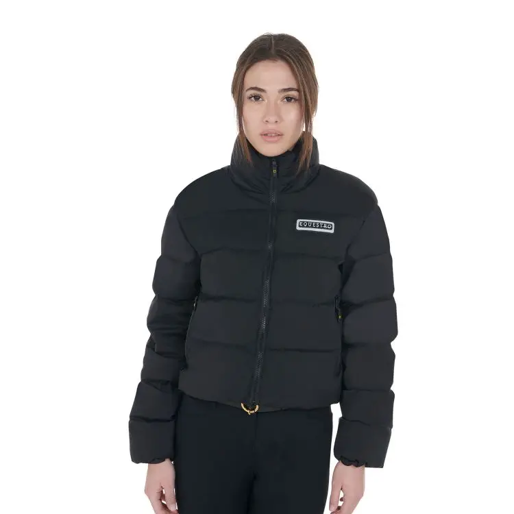 Vendita Finale GIACCA PIUMINO DONNA CORTA IN TESSUTO ELASTICIZZATO