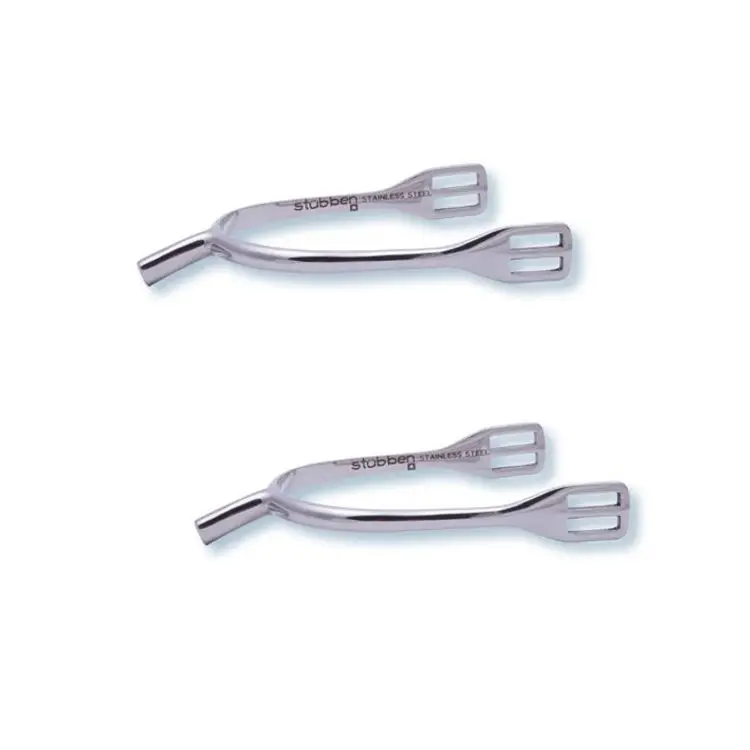 STUBBEN MENS GERMAN SPURS, 20MM, NO ROWEL (1 PAIR) Economico
