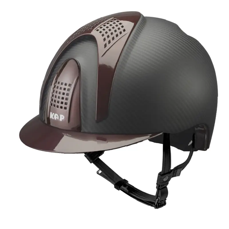 Occasione CASCO IN CARBONIO E-LIGHT NERO OPACO CON VISIERA BORDEAUX METALIZZATO E 3 TASSELLI BORDEAUX METALIZZATO