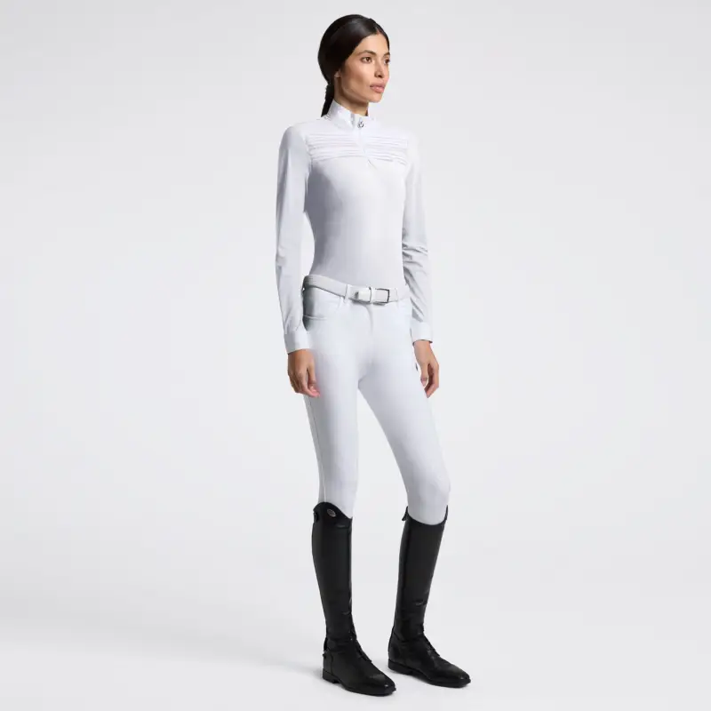 Maglia da competizione con inserto plissettato CT L/S Cavalleria Toscana Occasione Imperdibile
