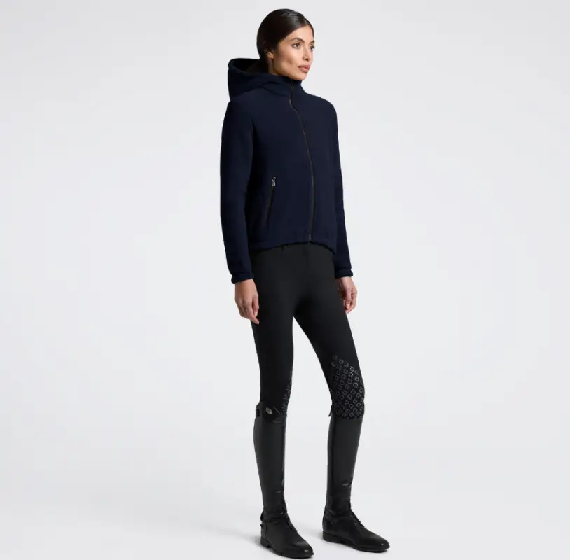 Prezzo Scontato Felpa con cappuccio in fleece tecnino da donna CAVALLERIA TOSCANA