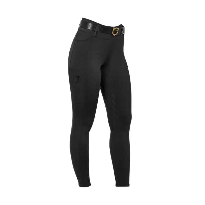 Ultimissimo Modello Leggings donna a vita alta con passanti EQUESTRO