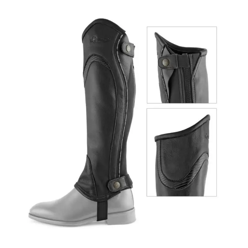 Gambali Equestro in pelle md. Piping Spedizione Espresso