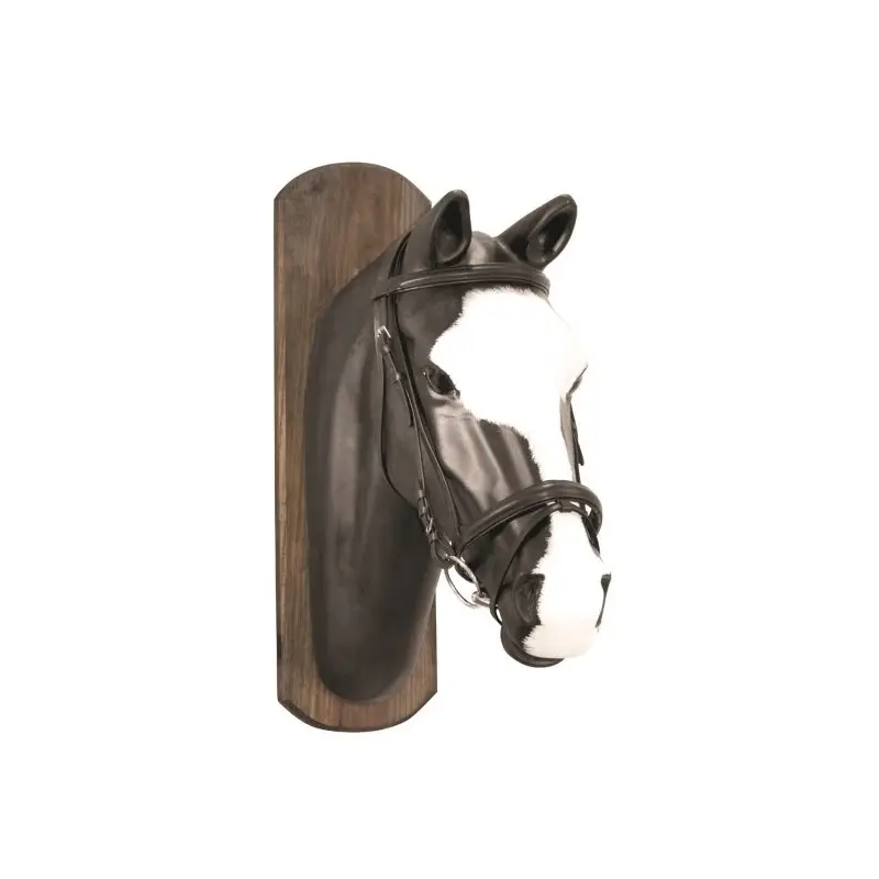 Popolare Briglia in cuoio con redini tela