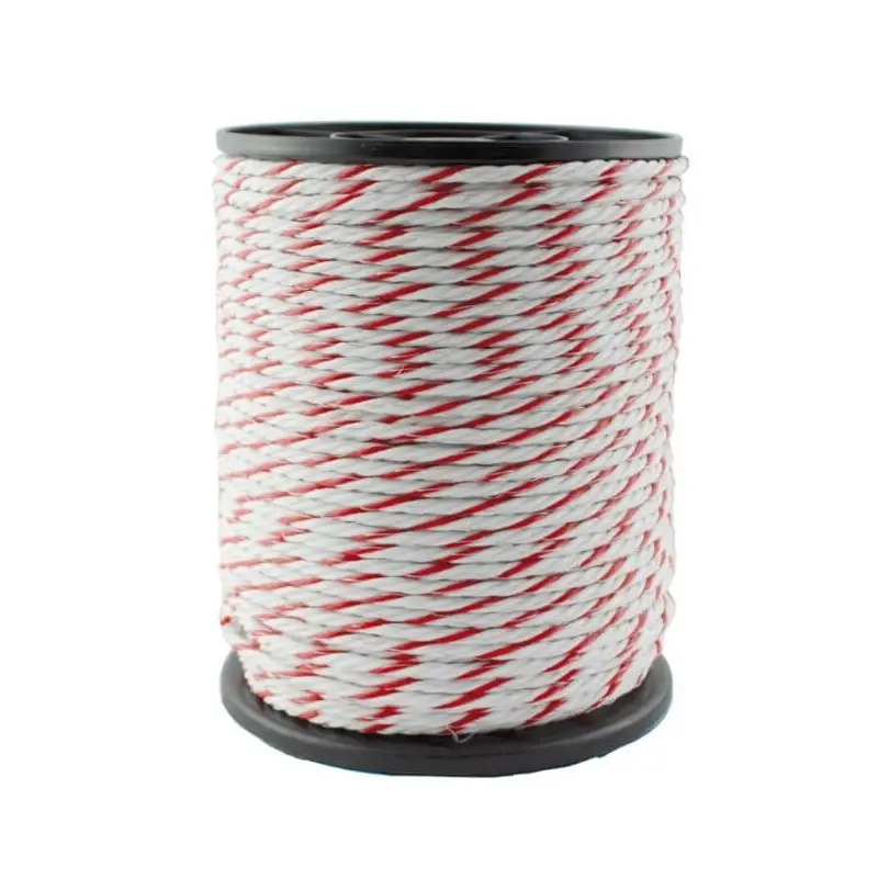 Corda elettrica 6 mm 200 mt bianca/rossa Sconto