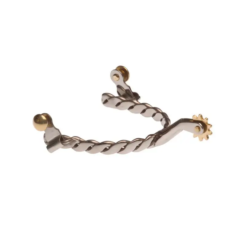 Speroni western inox a treccia Prezzo Ridotto