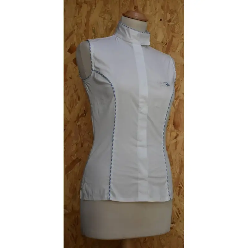 Camicia Sara Piping bicolore S/maniche Sarm Hippique Saldi