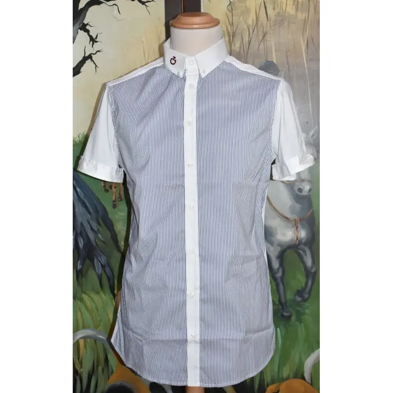 Nuovo Arrivo Camicia righe tecnica m/m Cavalleria Toscana