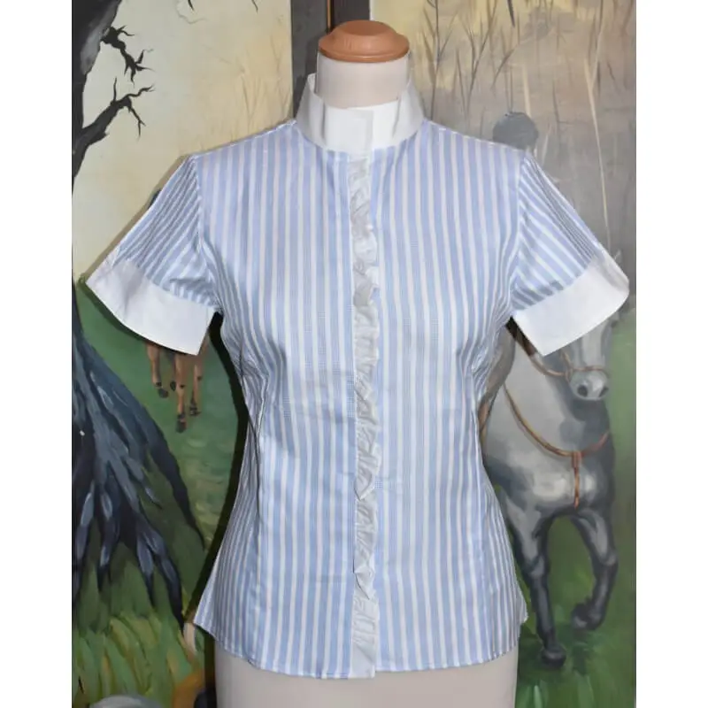 Camicia gara righe m/m Cristina Sport Sconto