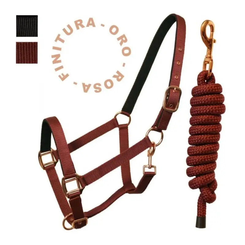 Cavezza con lunghina oro rosa Nuova Collezione