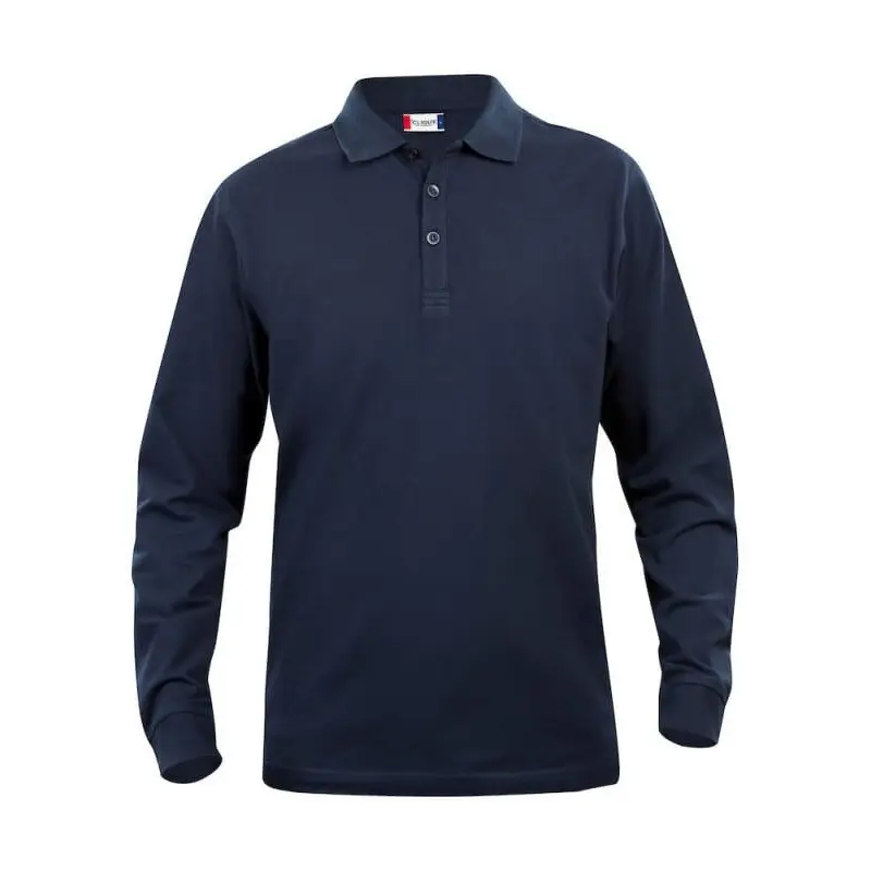 Polo Team in cotone maniche lunghe JUNIOR Offerta Lampo