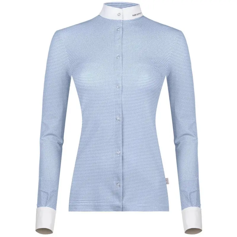 Prezzo Scontato Polo Camicia Eva donnaM/L Sarm Hippique