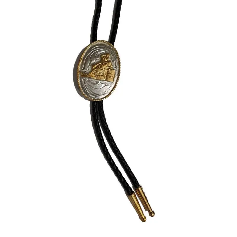 Bolo tie placca silver-gold Acquista Ora