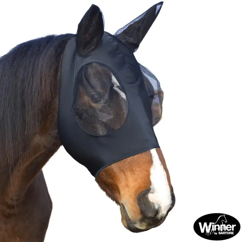 Economico Maschera anti mosche in lycra copriorecchi in rete