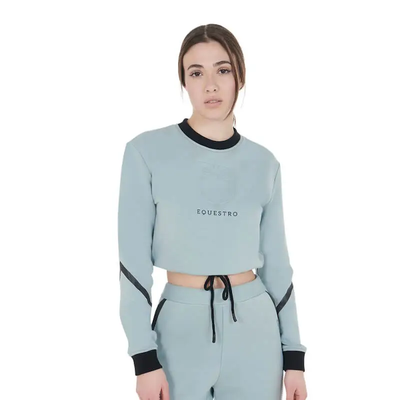 Felpa cropped Donna Equestro Acquista Ora