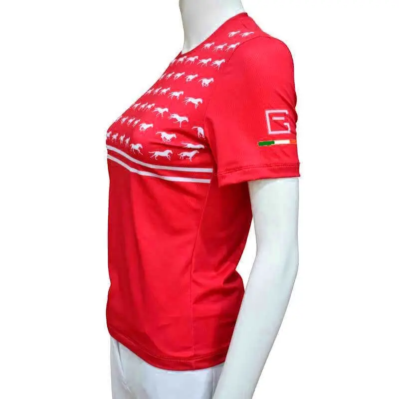 Compra Adesso T Shirt tecnica amazzone junior Horse Gaits BODYFIT ECLIPSE