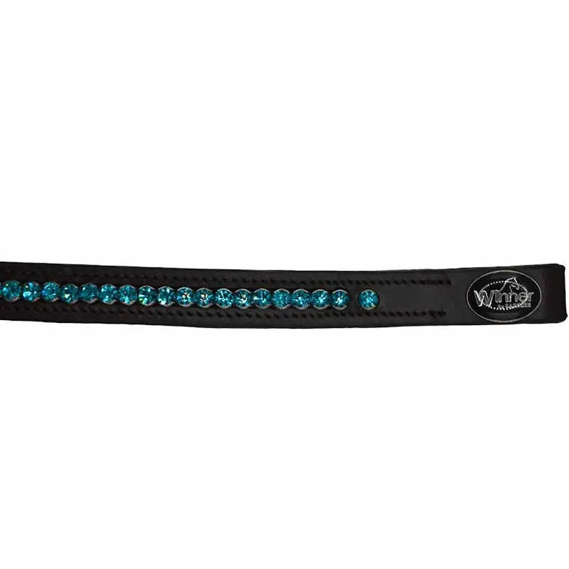 Reso Gratuito Frontalino con strass turchesi