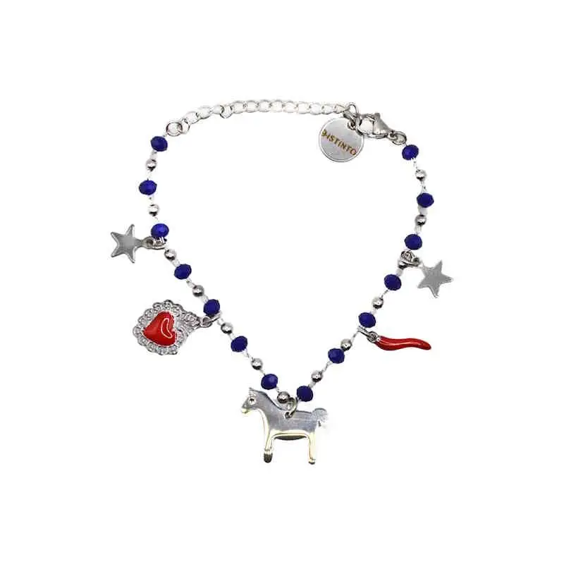 Di Tendenza Bracciale D-Istinto con cavallino rosso