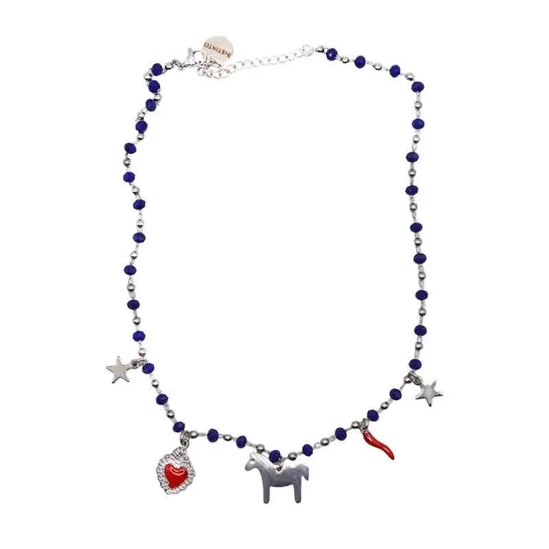 Quantità Limitata Collana D-Istinto con cavallino rosso