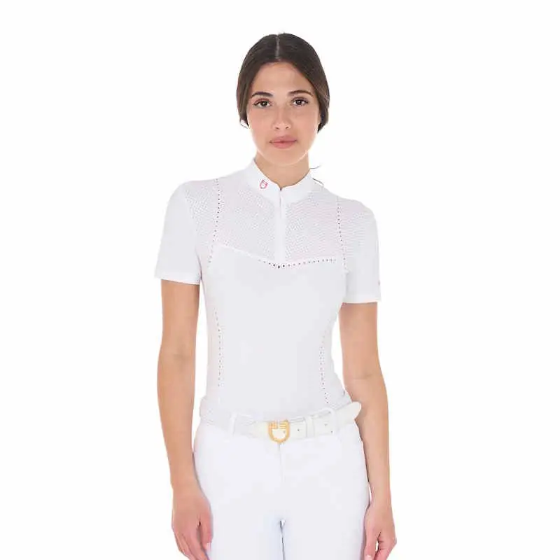Più Venduto Polo Camicia donna perforated competitionEquestro