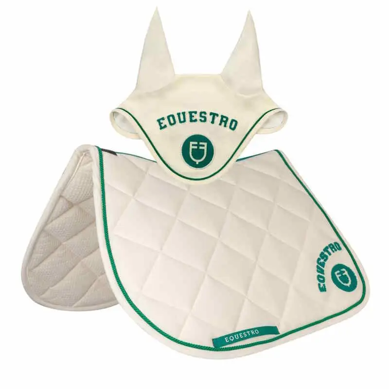 Compra Adesso Set Sottosella da salto e cuffietta College Equestro