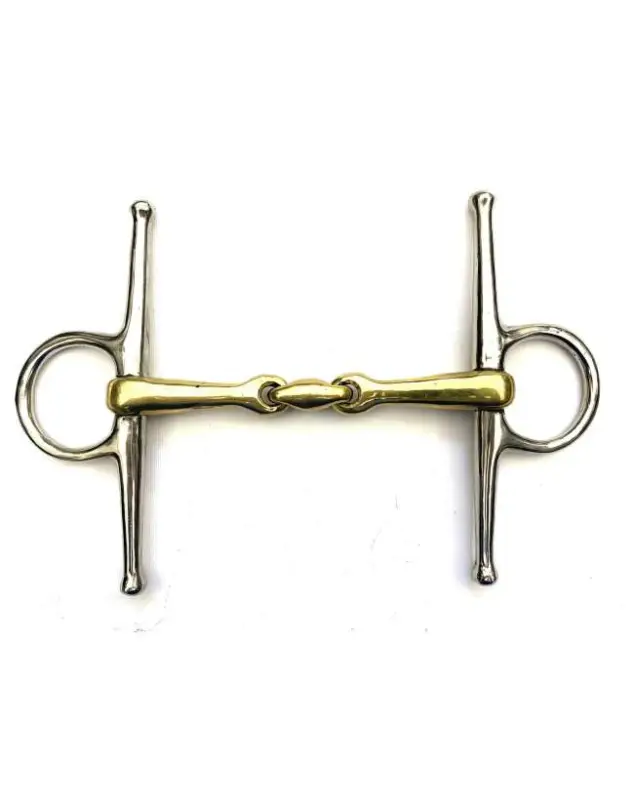 FILETTO PER CAVALLI ASTE OTTONE TRE PEZZI Prezzo Conveniente
