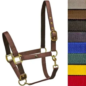 CAVEZZA IN NYLON FIBBIE OTTONE PER CAVALLI Occasione Imperdibile