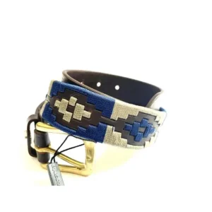 CINTURA EQUESTRO PELLE MARRONE STILE POLO Esclusivo
