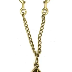 Di Tendenza CATENA CON GIRELLA IN OTTONE CM 16