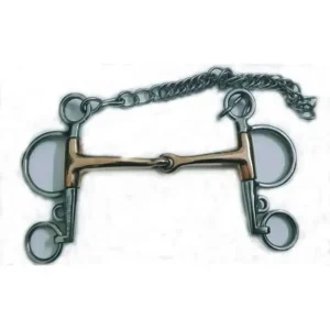 PELHAM INOX CON CANNONE PIENO IN RAME LEVE CORTE Occasione