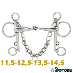 PELHAM INOX CANNONE VUOTO DA 20MM E CHIAMATA DA 140MM Ultime Pezzi