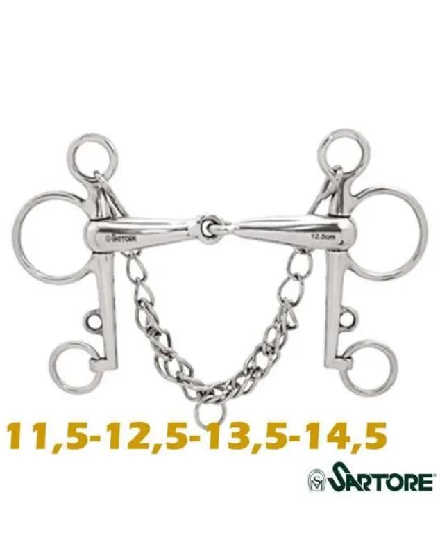 PELHAM INOX CANNONE VUOTO DA 20MM E CHIAMATA DA 140MM Ultime Pezzi