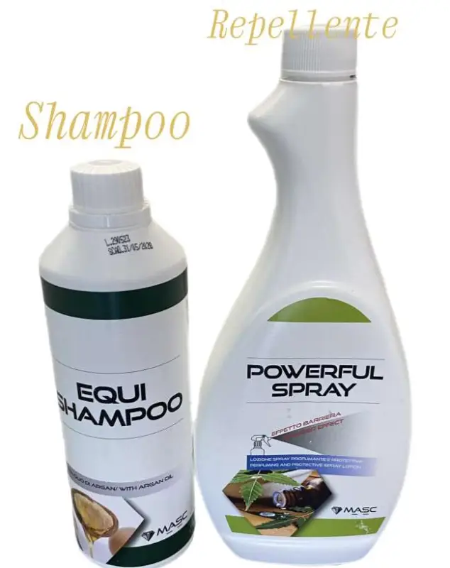Miglior Prezzo SHAMPOO E REPELLENTE MASC NATURALE PER CAVALLI