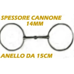 Di Tendenza FILETTO ANELLI GRANDI PER CAVALLO