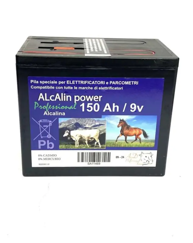 BATTERIA PER RECINTO 9V 150AH ALKA POWER Quantità Limitata