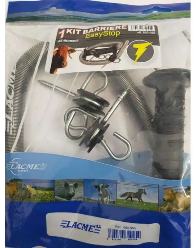 KIT COMPLETO PORTA RECINTO CON MOLLA E MANIGLIA Ultime Pezzi