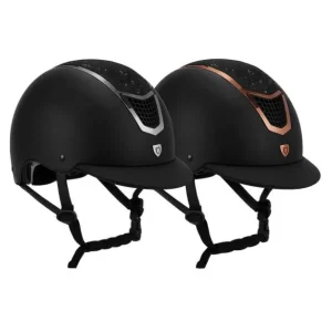 CASCO EQUESTRO STRASS E VISIERA CORTA Bestseller
