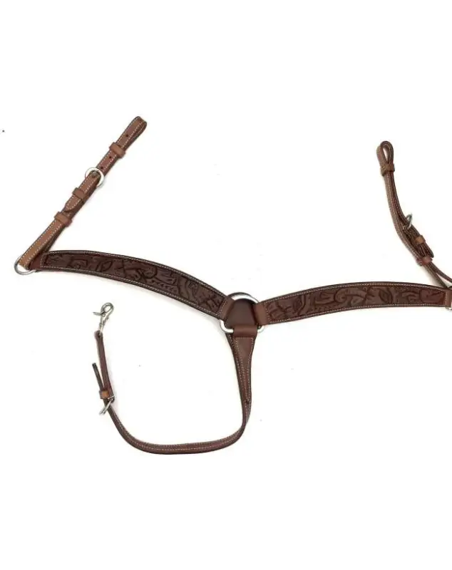 PETTORALE WESTERN CUOIO INGRASSATO Promozione Esclusiva
