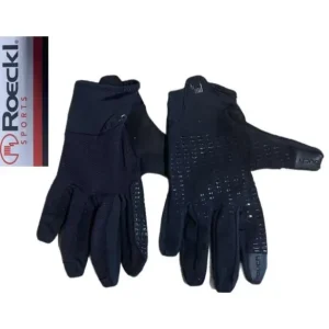 GUANTI DA EQUITAZIONE ROECKL LIER NERO GRIP Consegna Rapida