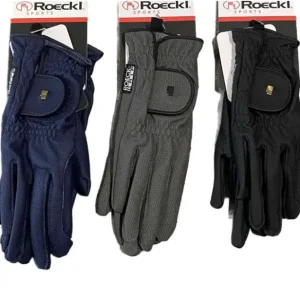 GUANTI PER EQUITAZIONE ROECKL GRIP MONOCOLORE Spedizione Espresso