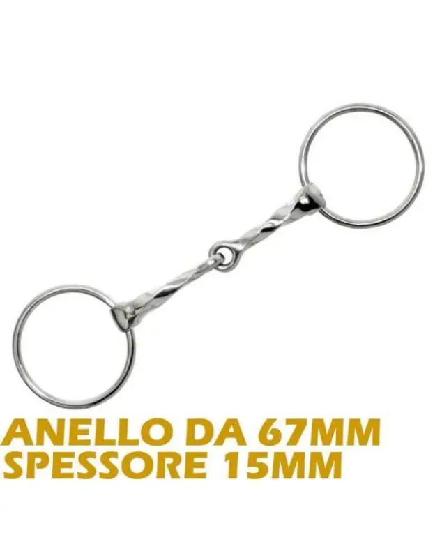 FILETTO AD ANELLI TORCIGLIONE CANNONE VUOTO DA 15MM Must-Have