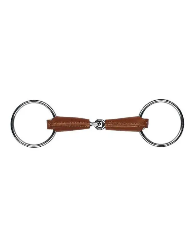 FILETTO AD ANELLI INOX FODERATO IN CUOIO Must-Have