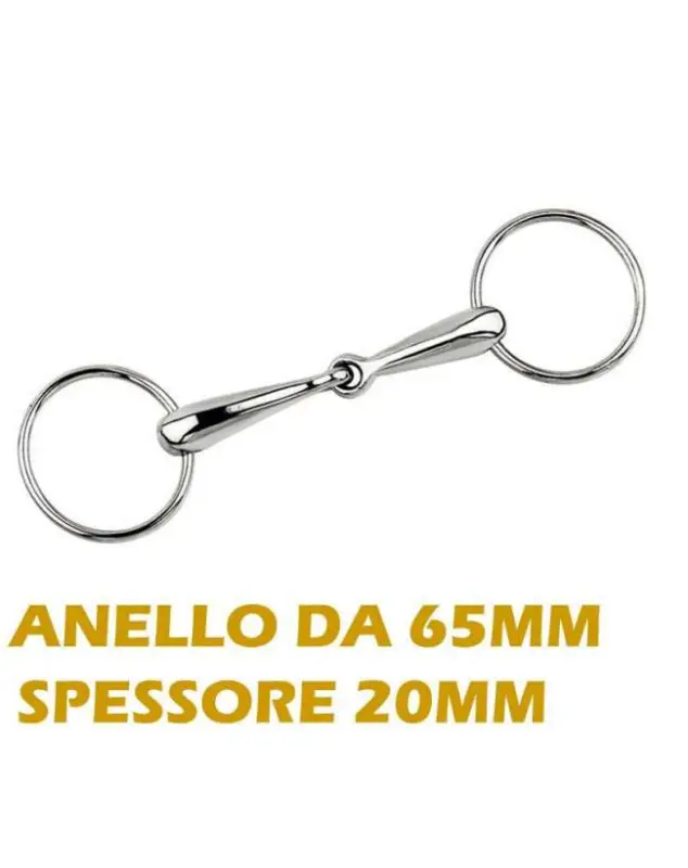 Consegna Rapida FILETTO AD ANELLI INOX CANNONE DA 20MM PIENO