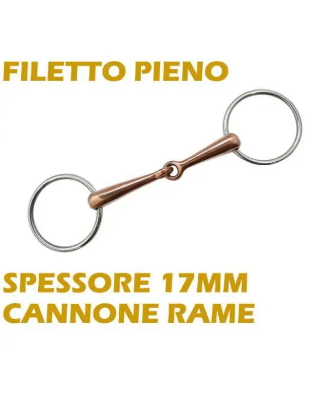 Consegna Rapida FILETTO AD ANELLI IN RAME PIENO